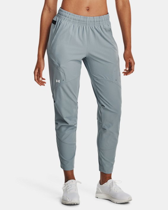 Women's UA Train Anywhere Pants in Blue image number 0